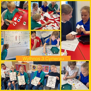 Colage o Ysgol Cymerau