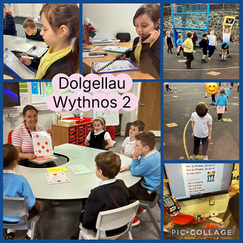 Collection of images of pupils in Ysgol Dolgellau