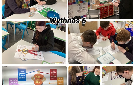 collage of images from week 6 activities