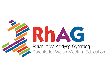 Rhieni dros addysg gymraeg logo