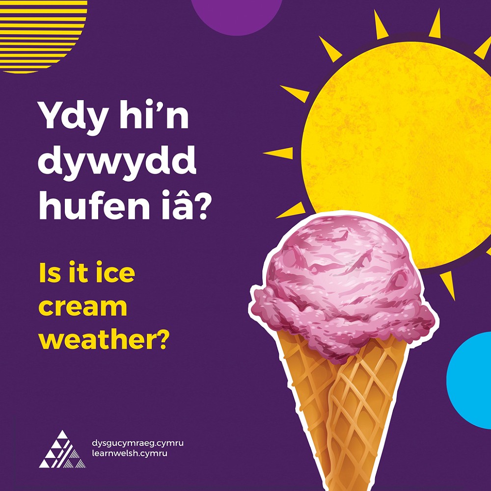 poster Tywydd Hufen Iâ