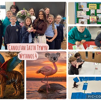 Collage o lluniau o Tywyn - Blog Tymor yr Haf - 4