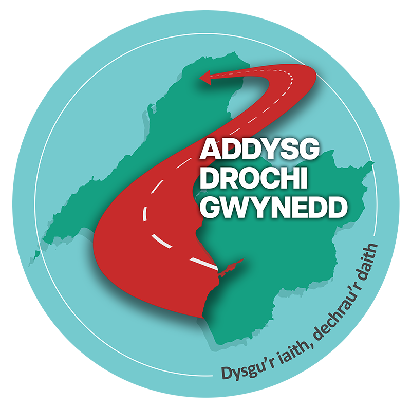 logo Cyfundrefn Addysg Drochi Gwynedd